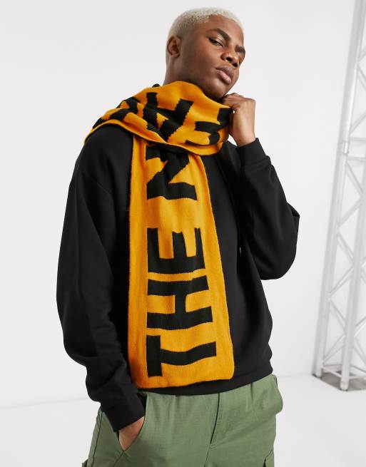 north face logo scarf