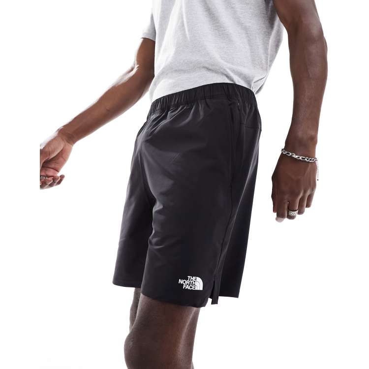 North face black shorts hot sale mens