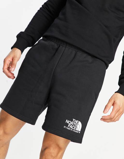 The North Face Logo shorts in black ASOS