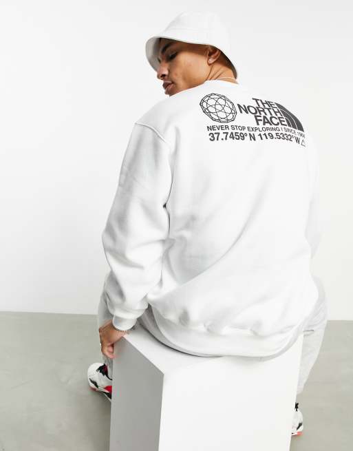 White deals face sweater