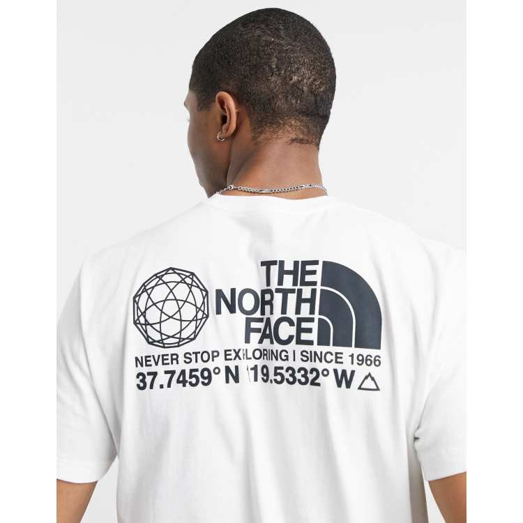 The North Face Logo t shirt in white ASOS