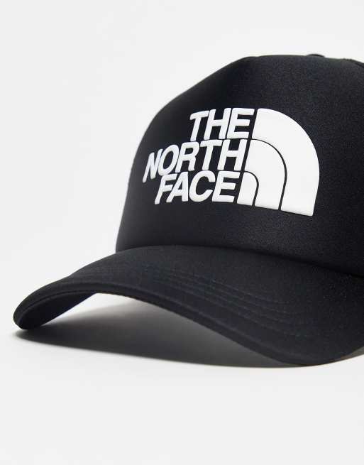The North Face Logo Trucker cap in black, 2 of 4