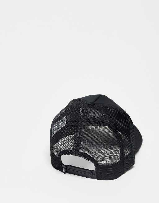 The North Face Logo Trucker cap in black, 3 of 4