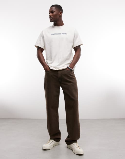The North Face Logo Twist relaxed t-shirt in off white, 2 of 5