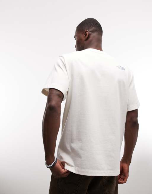The North Face Logo Twist relaxed t-shirt in off white, 5 of 5