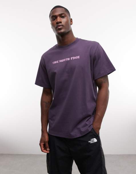The North Face Logo Twist relaxed t-shirt in purple