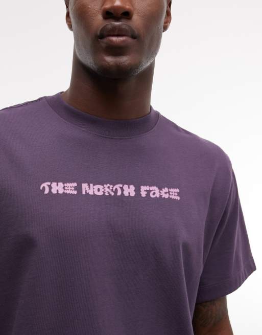 The North Face Logo Twist relaxed t-shirt in purple, 3 of 5