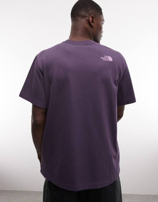 The North Face Logo Twist relaxed t-shirt in purple, 5 of 5