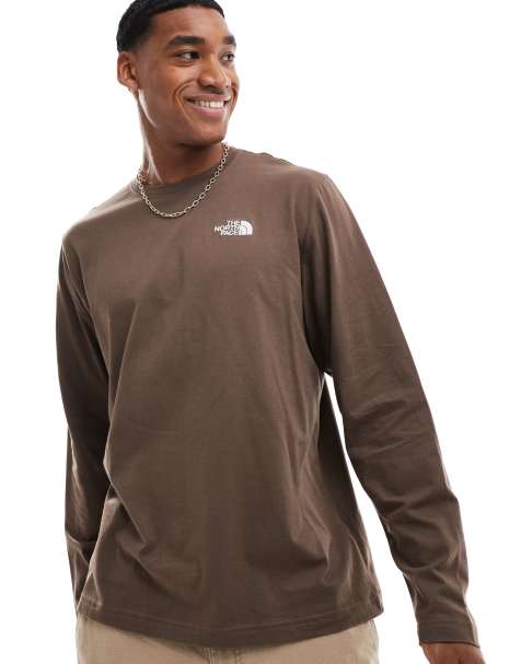 The North Face long sleeve Evolution Tee in brown - view 1