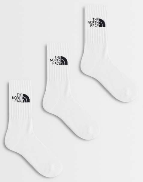 The North Face lot de 3 paires de chaussettes mi-mollet standard Everday blanches - view 1