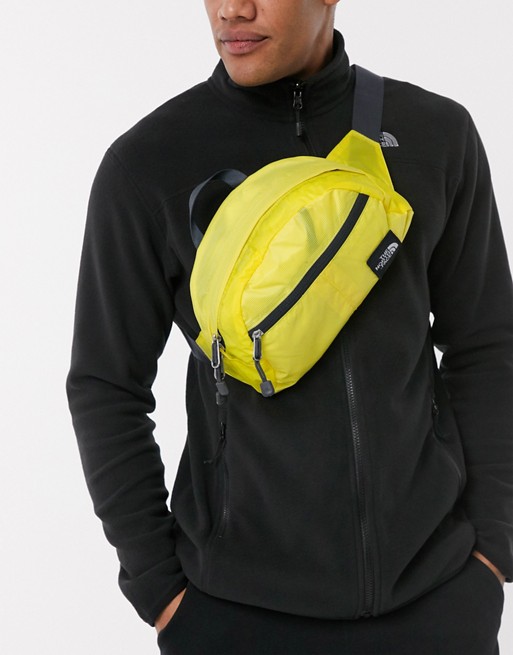 The North Face Lumbar lightweight bum bag in yellow