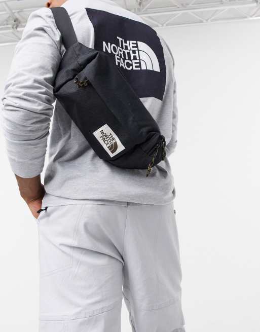 Black north face fanny hot sale pack