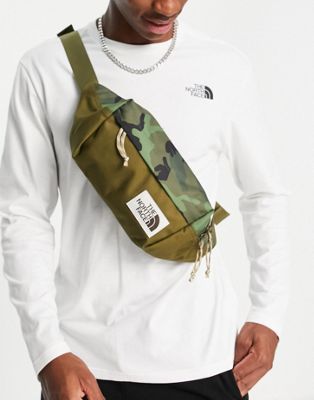 The North Face Lumbar pack bum bag in camo