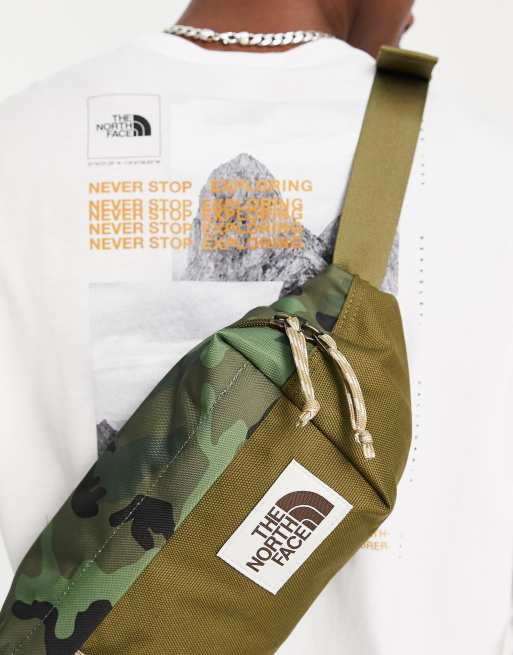 North face camo fanny pack sale