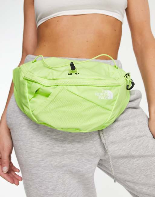 Lime green shop bum bag