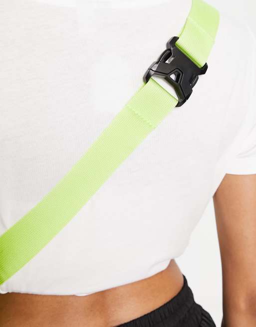 Lime green cheap belt bag