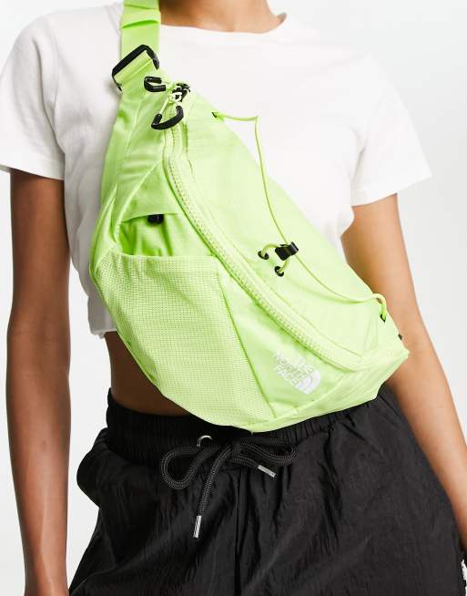 The North Face Lumbnical bum bag in lime green