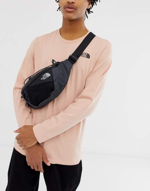 The North Face Lumbnical fanny pack in gray