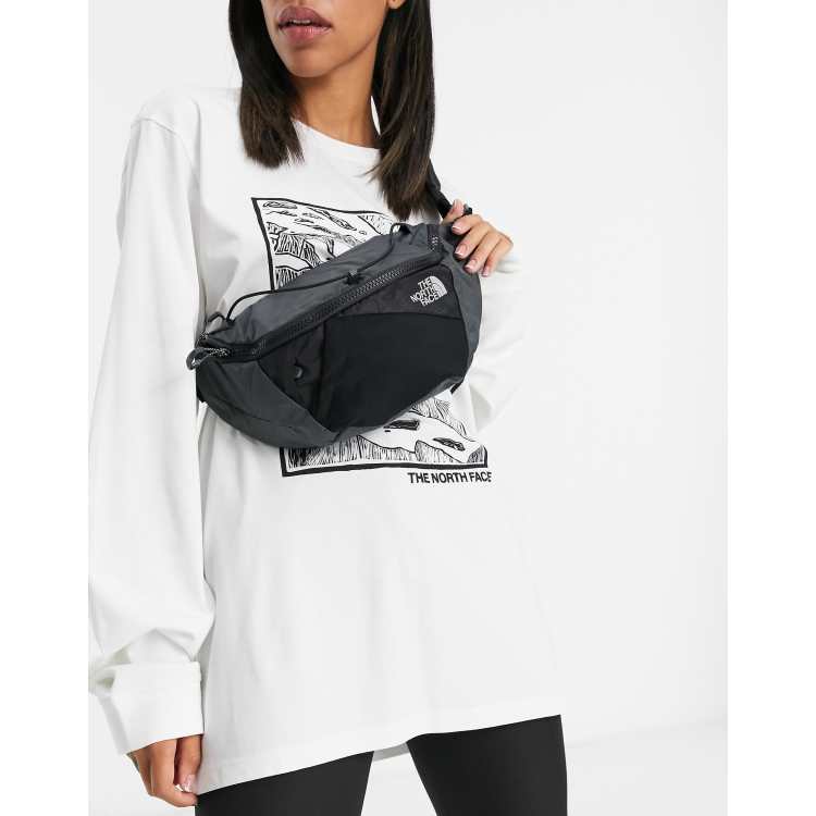 The North Face Lumbnical fanny pack in gray ASOS