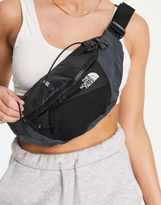 The North Face Lumbnical small fanny pack in charcoal