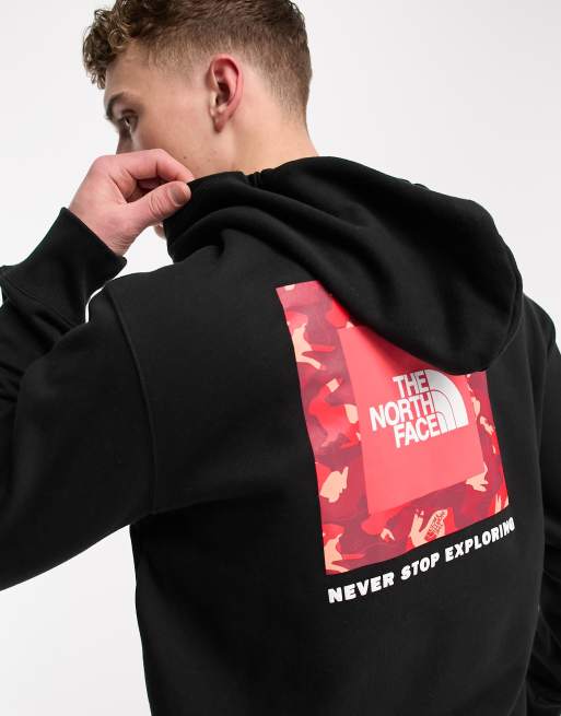 North face hoodie never stop clearance exploring