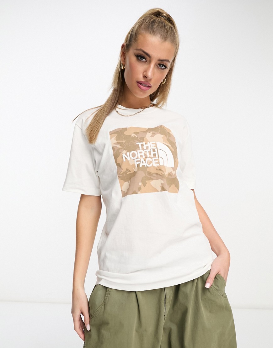 The North Face Lunar New Year camo chest print T-shirt in white