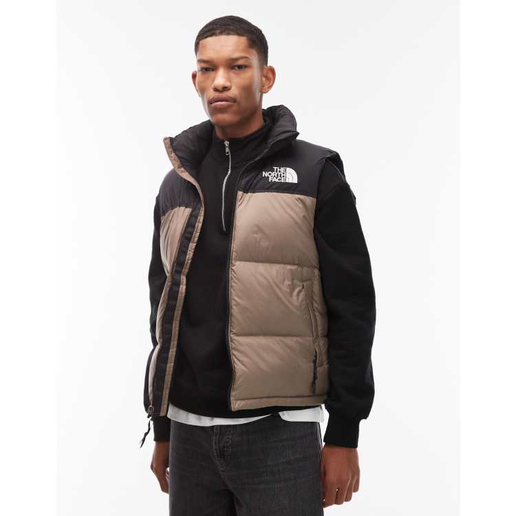 The North Face M 1996 Retro Nuptse Gilet marrone moka/nero TNF