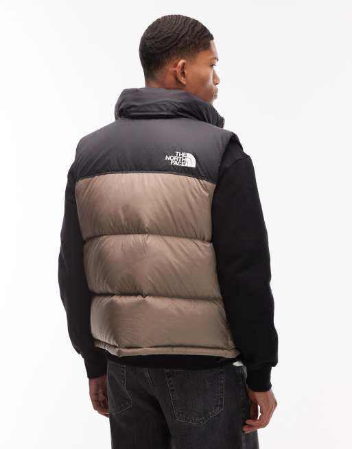 The North Face - M 1996 Retro Nuptse - Gilet marrone moka/nero TNF, 3 di 5