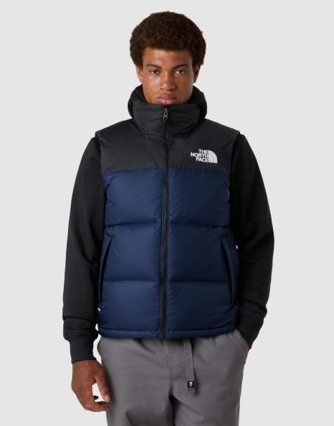 The North Face M 1996 retro nuptse vest in summit navy/tnf black/r - view 1