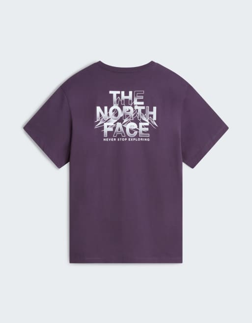 The North Face M allthe way to the top relaxed ss tee in endless dusk/tnf white, 3 of 4