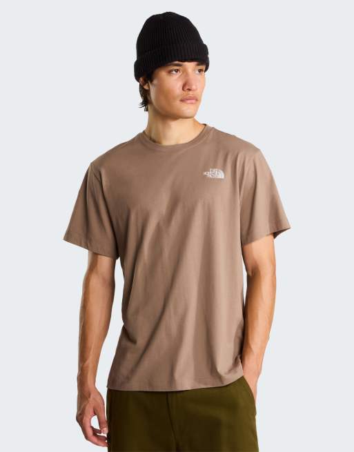 The North Face M allthe way to the top relaxed ss tee in garnet/tnf white, 2 of 4