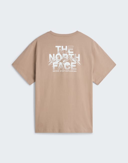 The North Face M allthe way to the top relaxed ss tee in garnet/tnf white, 3 of 4