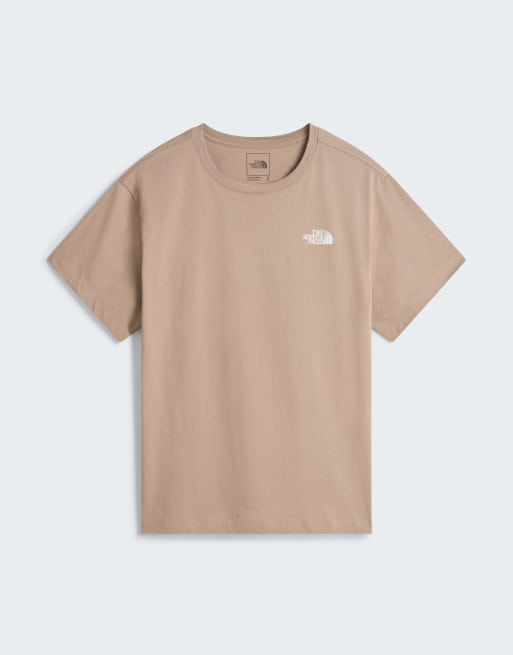 The North Face M allthe way to the top relaxed ss tee in garnet/tnf white, 4 of 4