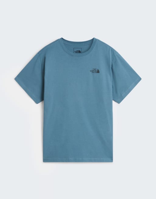 The North Face M allthe way to the top relaxed ss tee in stormy blue, 3 of 4