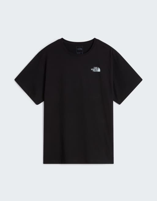 The North Face M allthe way to the top relaxed ss tee in tnf black/tnf white, 3 of 4
