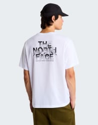 The North Face M allthe way to the top relaxed ss tee in tnf white/tnf black