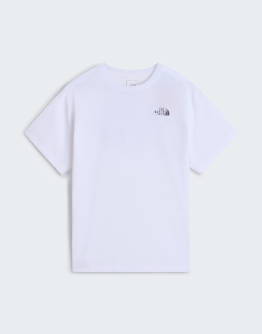 The North Face M allthe way to the top relaxed ss tee in tnf white/tnf black, 2 of 4