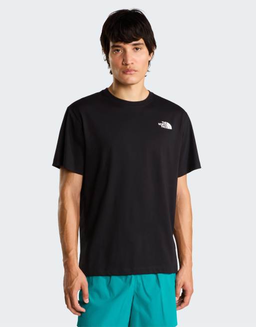 The North Face M Campfire Relaxed Kurzarm-T-Shirt in tnf black/tnf white, 2 von 4