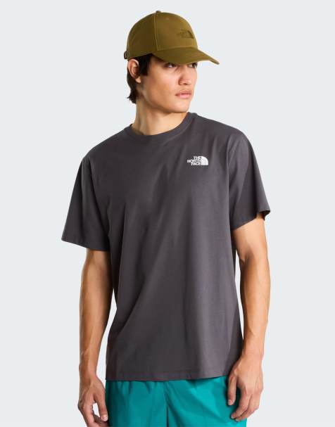 The North Face M campfire relaxed ss tee in anthracite grey/tnf whi - view 1