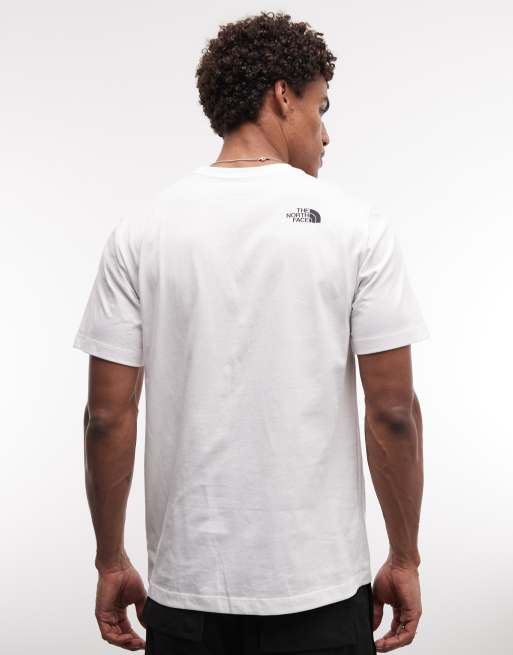 The North Face - M Evolution - Pantaloncini regular fit con logo squadrato a mezza cupola color bianco tnf, 5 di 5