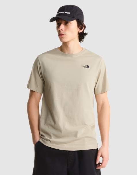The North Face M evolution simple dome regular short sl in clay grey/tnf black