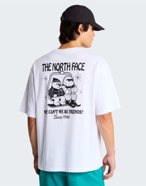 The North Face M let's be buddies Oversize-T-Shirt mit kurzen Ärmeln in TNF White/TNF Black - view 1