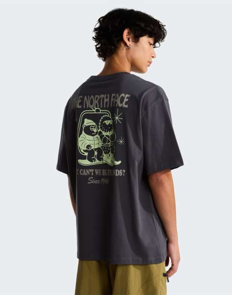 The North Face M Let's Be Buddies Oversized Kurzarm-T-Shirt in Anthrazitgrau - view 1