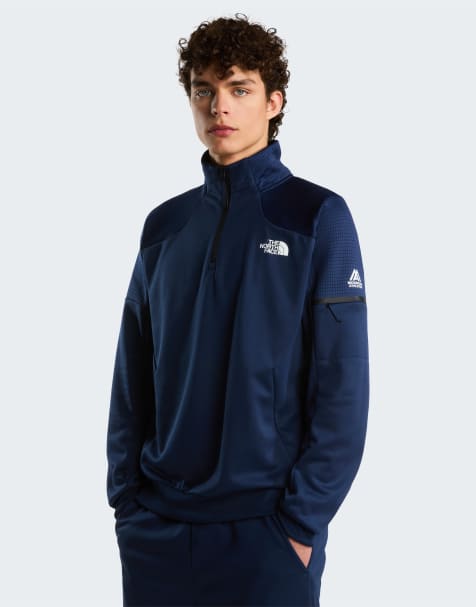 The North Face M mountain athletics 1/4-Zip-Fleece 2.0 in Summit Navy - view 1