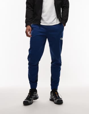 M Mountain Athletics - Fleece-Hose in Estate Blue/Summit Navy-Blau Blau L