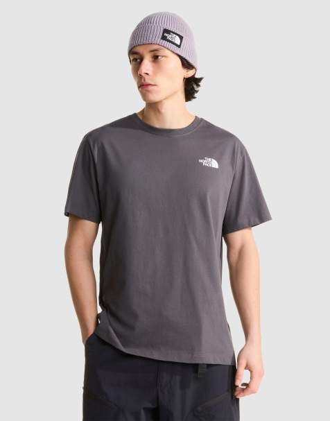 The North Face M mountain sketch ss tee relaxed in anthracite grey/tnf whi