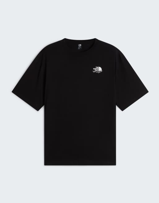 The North Face – M Never Stop Carving – Oversize-T-Shirt in TNF-Schwarz/TNF-Weiß, 2 von 4