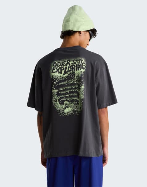 The North Face M never stop carving oversized ss tee in anthracite grey/calcifi - view 1