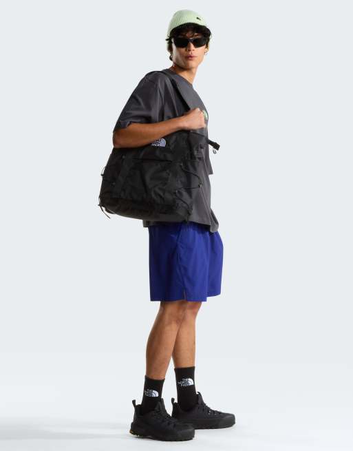 The North Face M never stop carving t-shirt oversize à manches courtes en gris anthracite/calcifi, 2 de 4