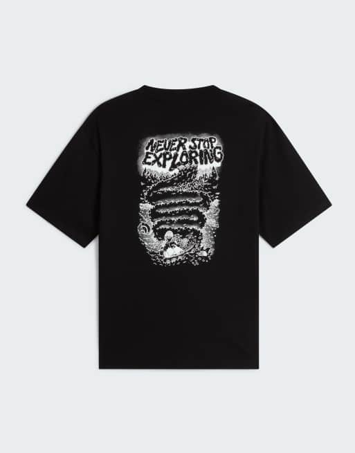 The North Face - M Never Stop Carving - T-shirt oversize nero tnf/bianco tnf, 3 di 4